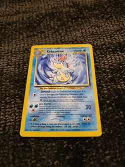 Pokemon TCG Croconaw Neo Genesis 31 Regular Unlimited Uncommon - Image 2