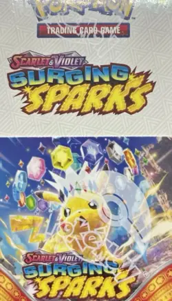 Pokemon TCG Surging Sparks Half Booster Box (18 Packs) UK EXCLUSIVE Sealed - Image 1