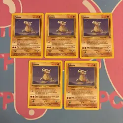 *LOT OF 5* Pokemon TCG - Cubone - Jungle Unlimited - 50/64 Common - LP - Image 1