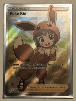 Poke Kid 070/072 Pokemon TCG Shining Fates Ultra Rare Trainer Near Mint - Image 1
