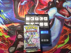 VERY HEAVY! GOD PACKUUU 22.34g Prismatic Evolutions Pokemon TCG Booster (SEALED) - Image 1