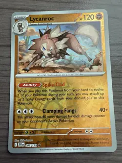 Pokemon TCG Lycanroc 85/159 Reverse Holo Rare Journey Together NM - Image 1