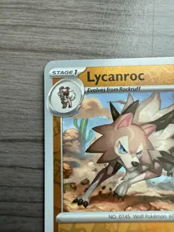 Pokemon TCG Lycanroc 85/159 Reverse Holo Rare Journey Together NM - Image 2