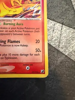 Typhlosion - 17/115 Unseen Forces Holo Rare Pokemon TCG - LP - Image 5
