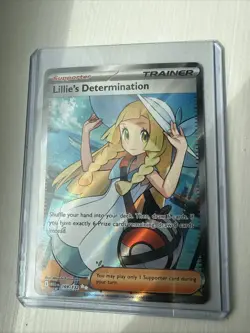 Lillie's Determination SR 169/132 Mega Evolution Pokemon TCG Near Mint NM - Image 1