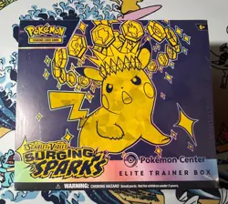 No Tears 🔥 Surging Sparks Pokemon Center - Elite Trainer Box - Sealed ETB - TCG - Image 1
