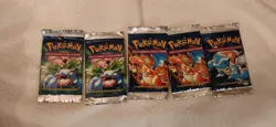 1999 1st Edition French Base Set Pokemon Booster Pack - Image 1