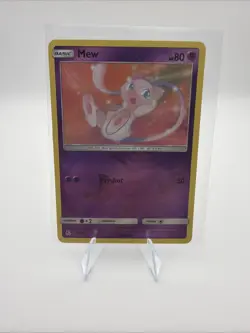 Mew Rev Reverse Holo SM Hidden Fates Pokemon NM 32/68 Sun & Moon - Image 1