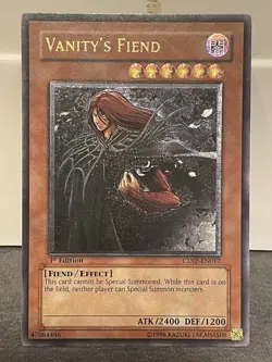 Vanity’s Fiend - CDIP-EN017 - Ultimate Rare - 1st Edition - VLP - Image 1