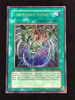 Yugioh Cyberdark Impact! TAEV-EN054 1st Secret (LP) - Image 1