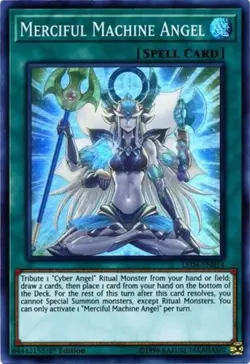 Yugioh! LP Merciful Machine Angel - LED4-EN014 - Super Rare - 1st Edition Lightl - Image 1