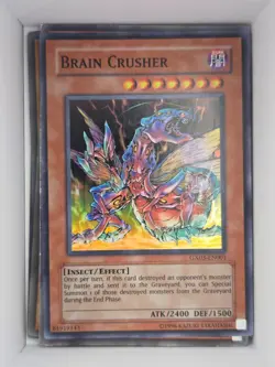 Brain Crusher GX03-EN001 YuGiOh GX Spirit Caller 2007 Super Rare LP - Image 1