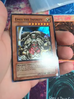 Yu-Gi-Oh! Emes the Infinity DBT-EN001 Limited Super Rare LP/MP - Image 3