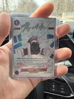 OP11-080 Gear Two Alternate Art One Piece a Fist of Divine Speed - Image 1