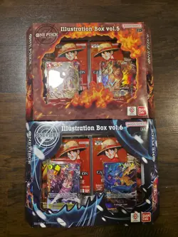 One Piece Illustration Box Vol. 5 & 6 *LOT OF 4* NEW SEALED IN HAND two of each - Image 2