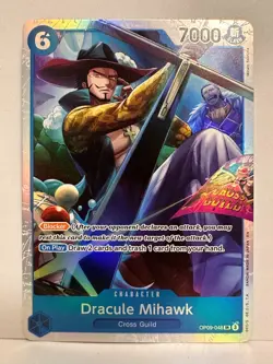 One Piece TCG • Dracule Mihawk OP09-048 • Super Rare • ENG/NM - Image 1