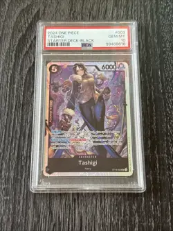 Tashigi ST19-003 SR ST-Deck Holo One Piece Card English 2024 PSA 10 Graded - Image 1