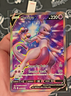 Mewtwo V SWSH229 SWSH: Sword & Shield Pokemon Go Promo Card - Full Art Holo - NM - Image 1