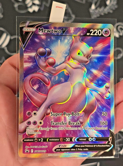 Mewtwo V SWSH229 SWSH: Sword & Shield Pokemon Go Promo Card - Full Art Holo - NM - Image 2