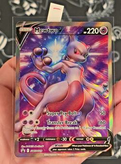 Mewtwo V SWSH229 SWSH: Sword & Shield Pokemon Go Promo Card - Full Art Holo - NM - Image 3