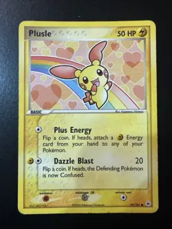 Pokemon Plusle EX TCG Hidden Legends Card 69/101 - Image 1