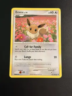 Eevee 62/100 - Diamond And Pearl - Dawn Majestic - Pokemon Card - LP - Image 1