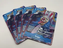 One Piece CCG Buggy 4x Card Playset NON-FOIL - P-084 - ENGLISH - All NM - Image 1