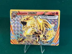 Pokemon TCG XY Arcanine Break Black Star Promo Card XY180 - Image 1
