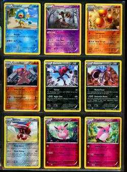 2014 Pokemon XY BASE SET Cards Collection Huge Lot COSMOS HOLO Rare REVERSE Foil - Image 3