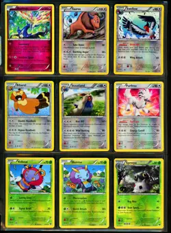 2014 Pokemon XY BASE SET Cards Collection Huge Lot COSMOS HOLO Rare REVERSE Foil - Image 4