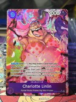 CHARLOTTE LINLIN One Piece card game OP08-069 Two Legends Alt Art Foil SR - Image 1