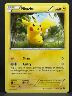 Pokemon Pikachu TCG Breakthrough Card 48/162 Regular LP #1 - Image 1