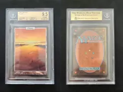 Plains UNHINGED Mtg MINT Graded BGS 9.5 BASIC+ (10/9/9.5/9.5) POP 2 - Image 1