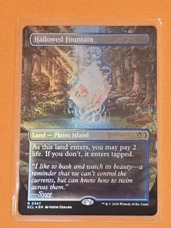 Hallowed Fountain (Borderless) Lorwyn Eclipsed Foil - Image 1