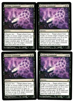 Profane Command x4 Lorwyn Magic MTG - Image 1