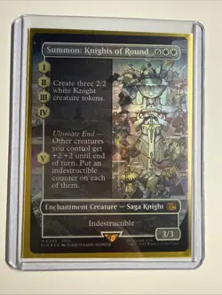 Summon: Knights of Round - Borderless (MTG FIN 0359) Final Fantasy - Image 3