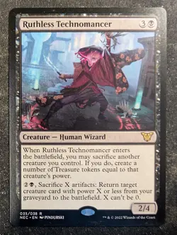 Ruthless Technomancer - Kamigawa: Neon Dynasty (MTG) - Image 1