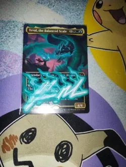 Teval, the Balanced Scale (Borderless) Signed By Chris Rahn Read Description - Image 1