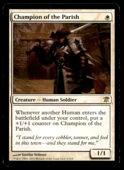 Champion of the Parish LP Light Play Innistrad MTG [11630] - Image 1