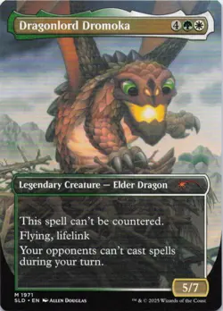 MTG Dragonlord Dromoka (1971) | NM | Secret Lair {SLD} - Image 2