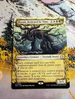 Doran, Besieged by Time - MTG ECL Lorwyn Eclipsed - NM/MINT Extended Art - Image 1