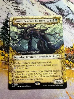 Doran, Besieged by Time - MTG ECL Lorwyn Eclipsed - NM/MINT Extended Art - Image 2