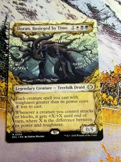 Doran, Besieged by Time - MTG ECL Lorwyn Eclipsed - NM/MINT Extended Art - Image 3