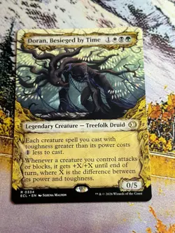 Doran, Besieged by Time - MTG ECL Lorwyn Eclipsed - NM/MINT Extended Art - Image 4