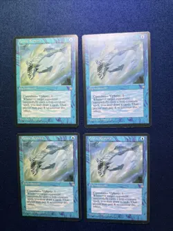 MTG Set of x4 Ice Age Mystic Remora Mint 1995 4 Total - Image 1