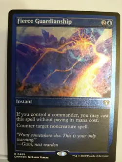 Fierce Guardianship (Foil Etched) Commander Masters Foil - Image 1