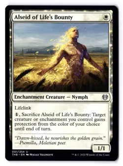 Alseid Of Life's Bounty NM* Theros Beyond Death ENGLISH 001/254 mtg -UnltdCards - Image 1