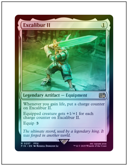 1x Excalibur II, Foil, Magic The Gathering MTG NM - Image 1