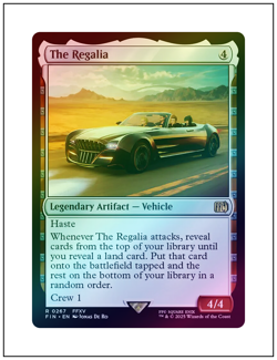 1x The Regalia, Foil, Magic The Gathering MTG NM - Image 1