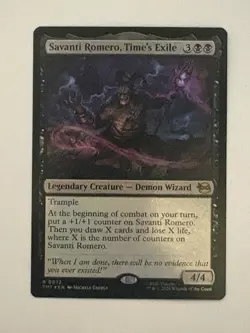 MTG Unreleased TMNT Savanti Romero, Time's Exile - Lorwyn Prerelease Promo - Image 1
